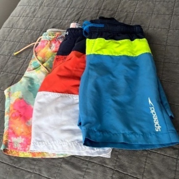 Cat & Jack Other - Boys Size L 12-14 Swim Trunks Cat & Jack, Speedo, lot of 3 in good condition